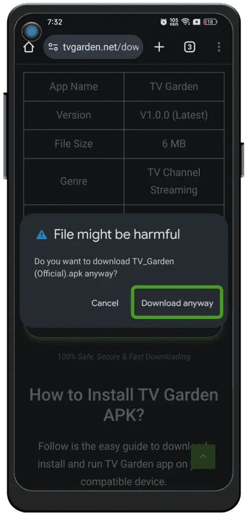 Download PGTV App